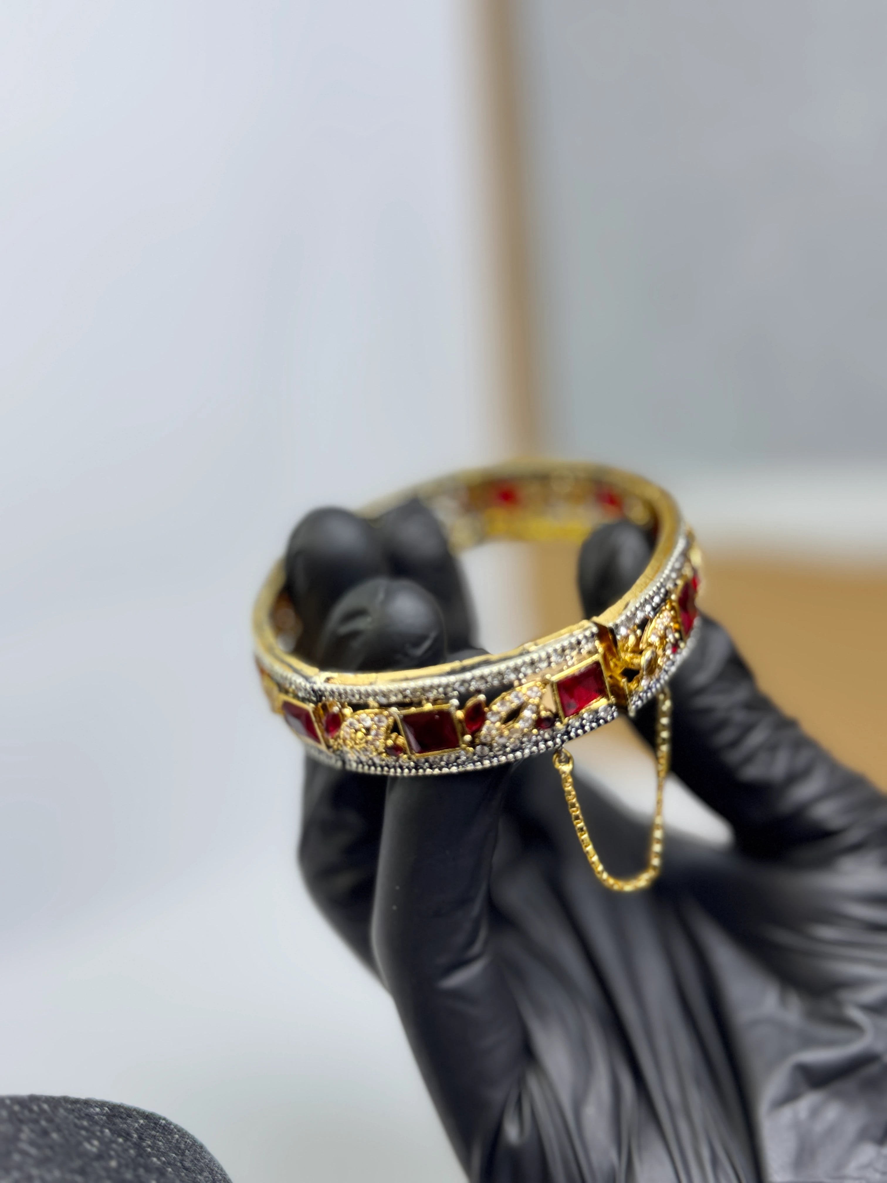 Goldplated Designer Ruby Kara