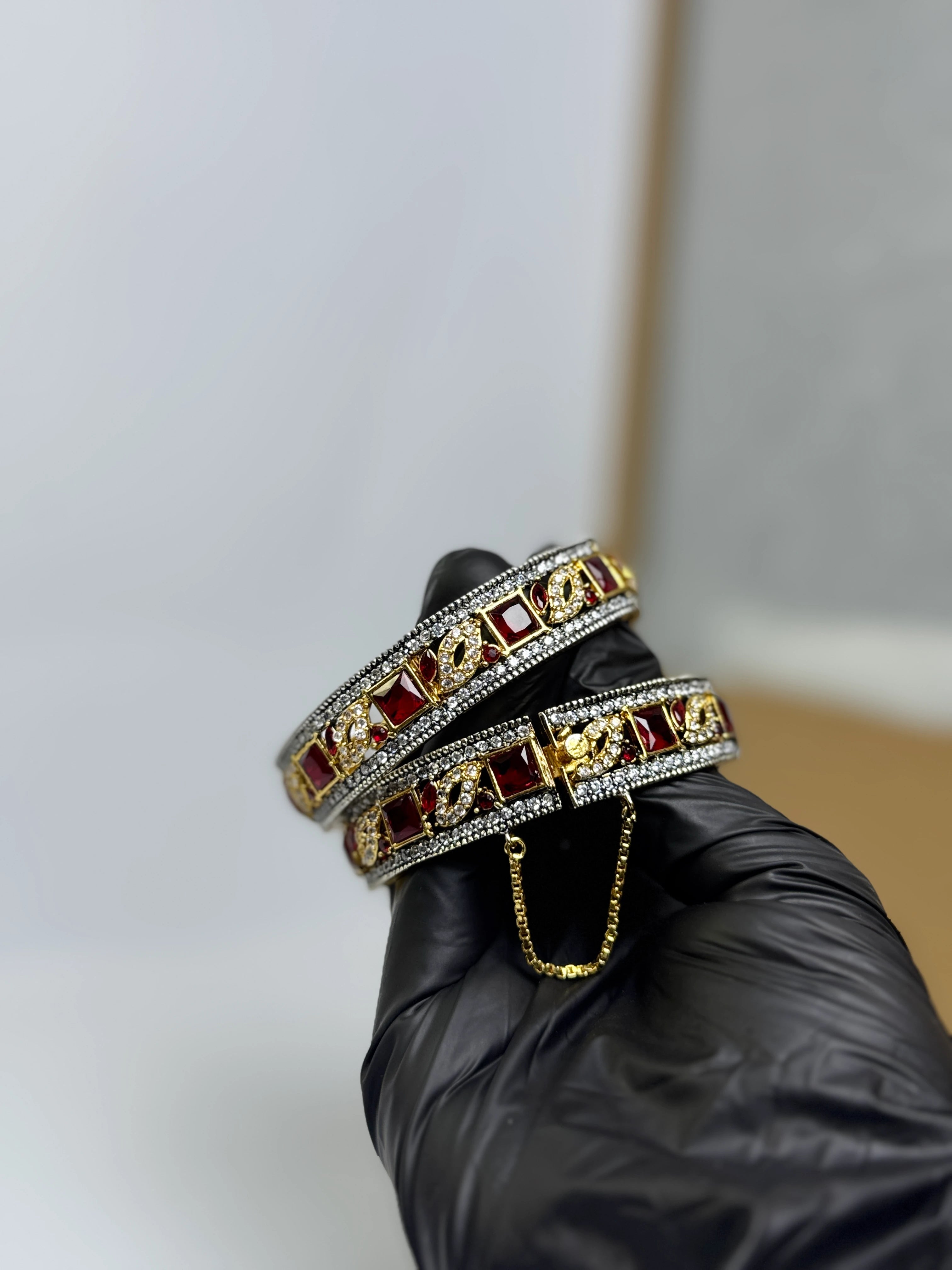 Goldplated Designer Ruby Kara